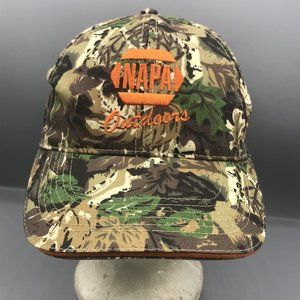NAPA Auto Parts Outdoors Logo Camo Adjustable Trucker Baseball Strap Back Hat